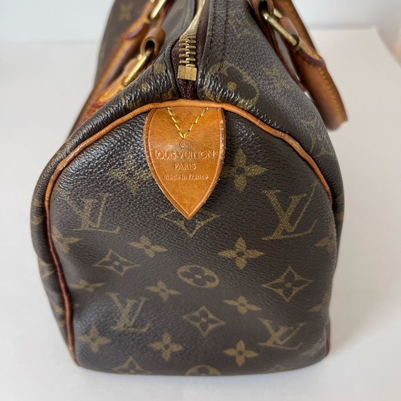 LOUIS VUITTON VINTAGE SPEEDY MONOGRAM 25 - Picture 7 of 12
